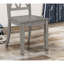 Ensemble de 2 chaises d'appoint de style décontracté à finition grise à dossier en X-345606614