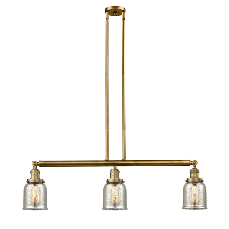 Tom 3 - Light Kitchen Island Pendant, No Bulb Included, Silver Mercury, Oil Rubbed Bronze