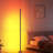 57" Corner Ambient Lighting Lamp With Music Sync & 16 Million Colors, Remote & App Control-106460246