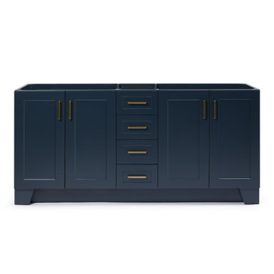 72" Double Bathroom Vanity Base Only