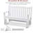 49.21" Outdoor Glider Bench-172564279