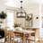 6 - Light 18.9'' Dimmable Modern Drum Candle   Chandelier With Glass Shape-813191127
