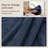 4 feet tall, adult bean bag chair, contains bean bag filling, memory foam chair, soft flannel washable cover, ideal reading seat for bedroom and dormitory-695534310