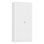 Armoire de rangement simple en acier avec serrure (H 72 po x l 32 po x P 16 po)