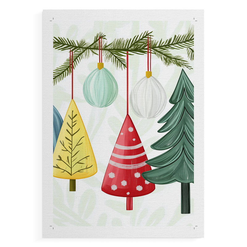 Christmas Holiday Art CCLXX -Canvas Print Only - NOT FRAMED, 18" H x 12" W