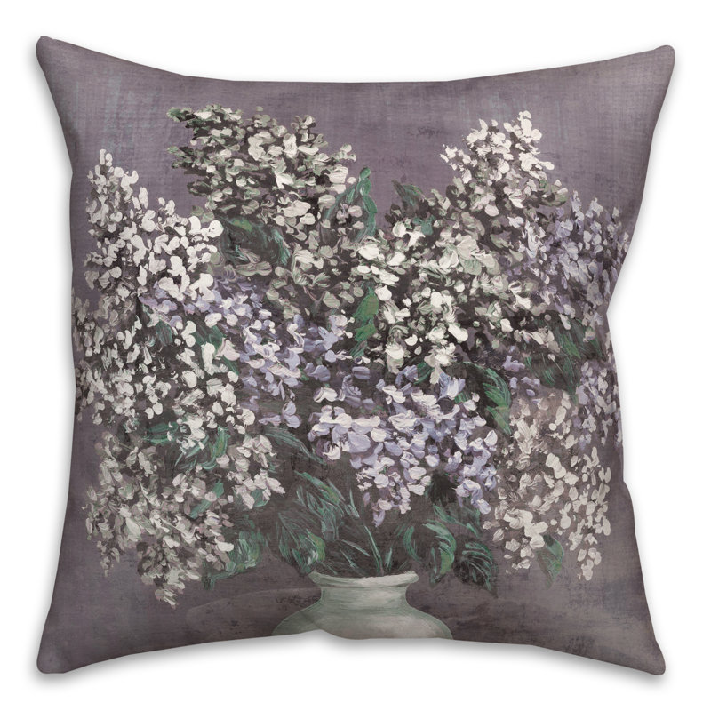 Housse et insert de coussin floral dans un vase Florals, H 16 po x l 16 po