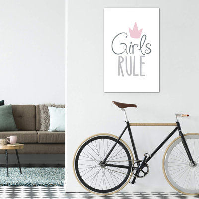 «Girls Rule», reproduction d'art textuel