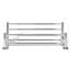 Metal Floating Shelf with Towel Bar