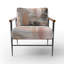 Fauteuil d'appoint rembourré Pink Rosegold-1309321741