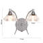 Rivale Stainless Steel Armed Sconce-1392526761
