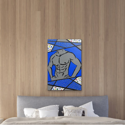 Anginette The Beauty Of Him by Eddie Bruckner - Wrapped Canvas Painting