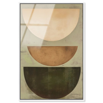 Sun-Kissed Minimalism III High-Gloss Frameless Acrylic Glass Wall Art Abstract Print by Oliver Gal, Ready to Hang, 10 x 15