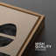 «Brown Mid-Century Polygon», 2 pièces-98554651-98554652