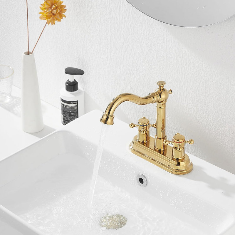 Robinet de lavabo pour salle de bain 4 pouces Centreset
