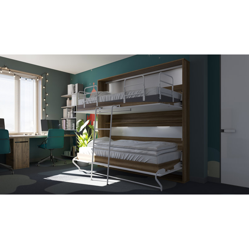 Kynadie EU Single - 90 X 200 Cm Bed, Oak/White