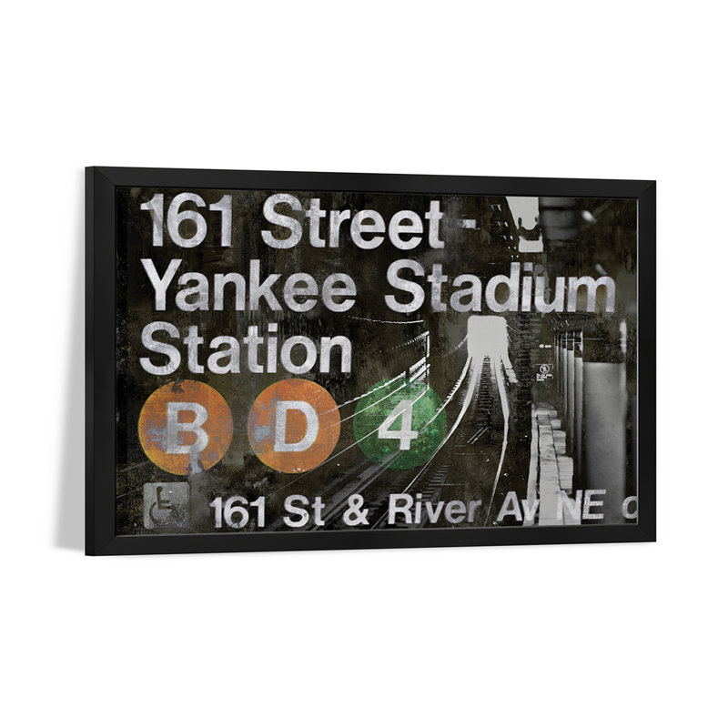 Affiche encadrée de NYC Subway Station II par Luke Wilson, H 16 po x l 24 po