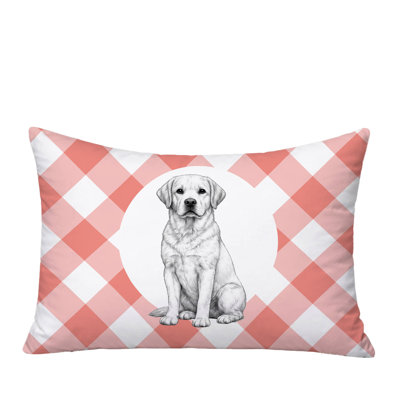 Oreiller réversible intérieur / extérieur Labrador Retriever