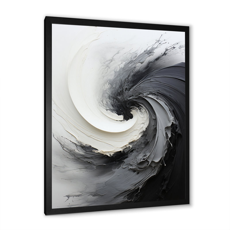 Evanie Infinite Motion II, reproduction d'art sur toile, Noir, H 20 po x l 12 po x P 1 po