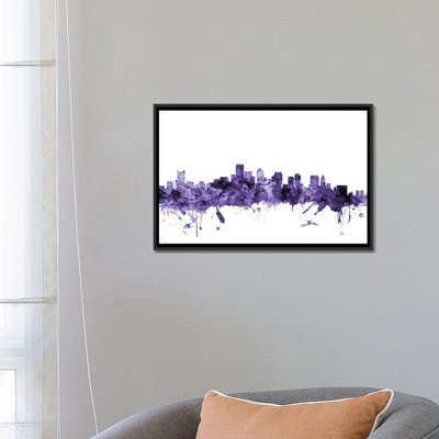 « boston, massachusetts horizon ii » par michael tompsett, reproduction d’impression sur toile tendue