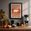 Hippopotamus Geometry Mid-Century - Print-136553709-136553708