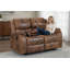Toolleen 3 Seater Faux Leather Recliner-662748537