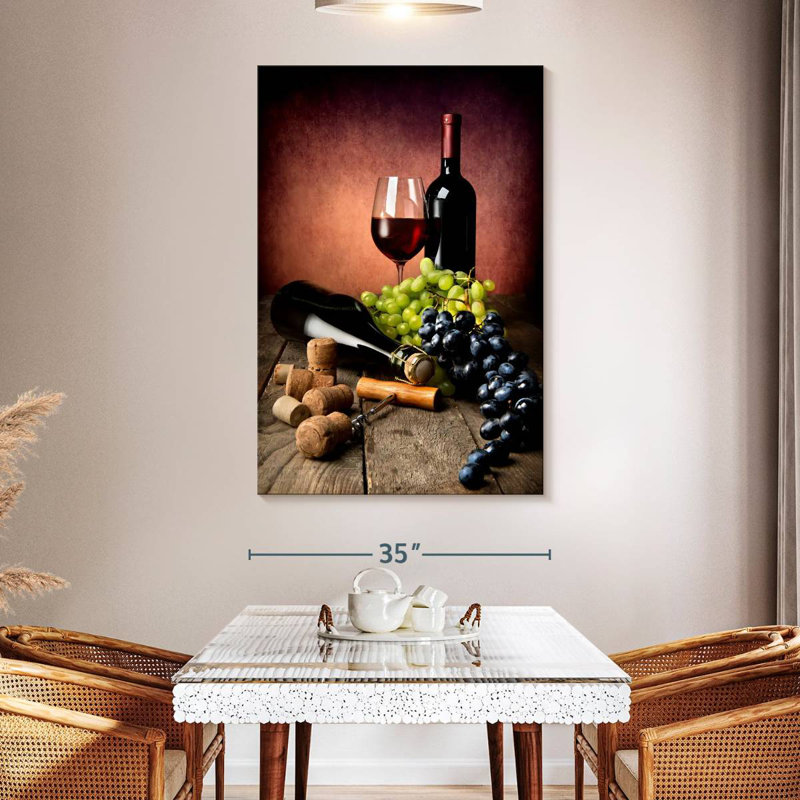 Yarlin Exquisite Red Wine, 51" H x 34" W