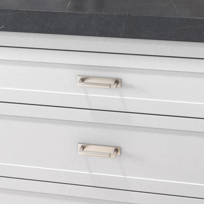 4926 Contemporary Back Plate, Satin Nickel