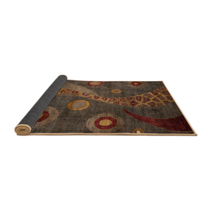 Mohun Abstract Indoor Rug, Round 7'