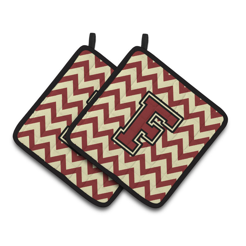 Poignée à chevrons, F, Marron / Or