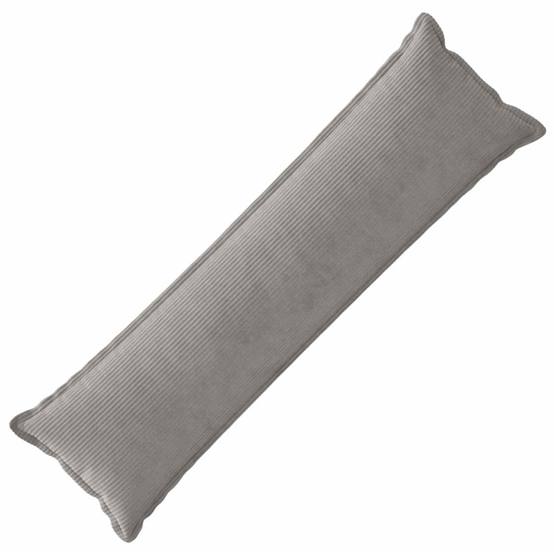 Light Grey Cushion Cover, Red Orange