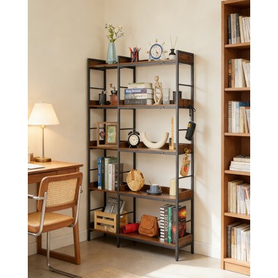 Bibliothèque de bureau en L Industrial