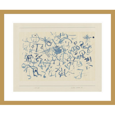 «Signs Clustering» par Paul Klee, impression giclée sur cadre