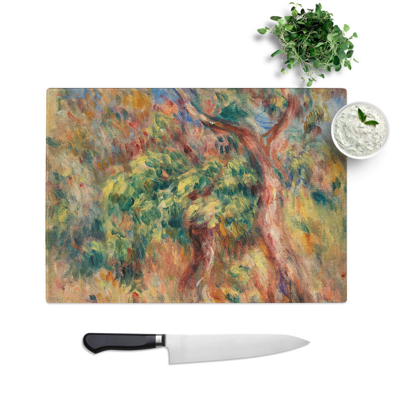 Landscape Vol.3 by Pierre-Auguste Renoir Chopping Board, 28.5cm W x 39cm L