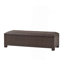 Banc de rangement en osier