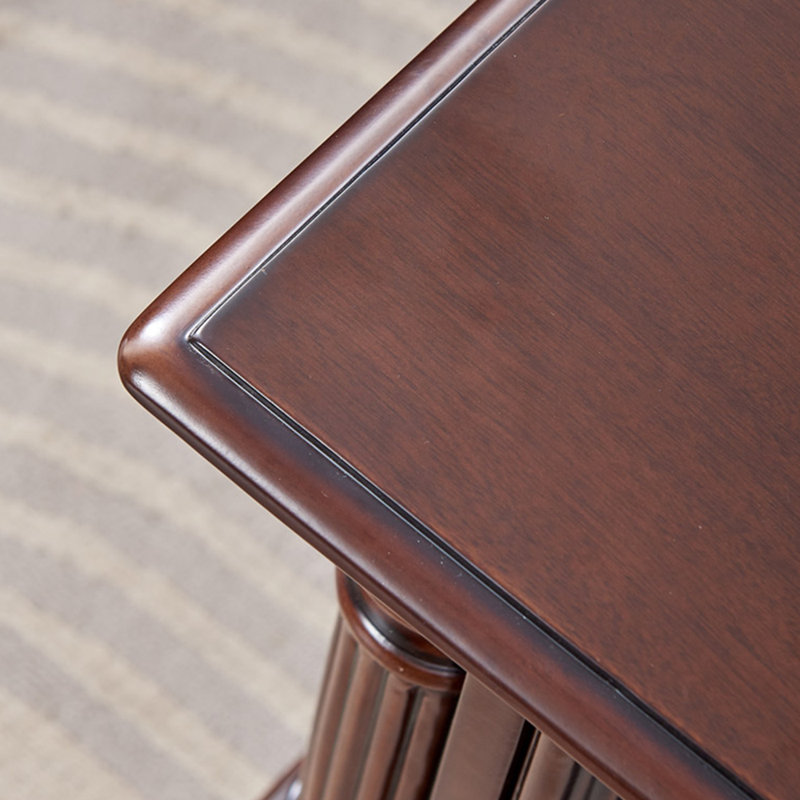 American-style retro luxury coffee table, 19.7" H x 63" L x 33.5" W
