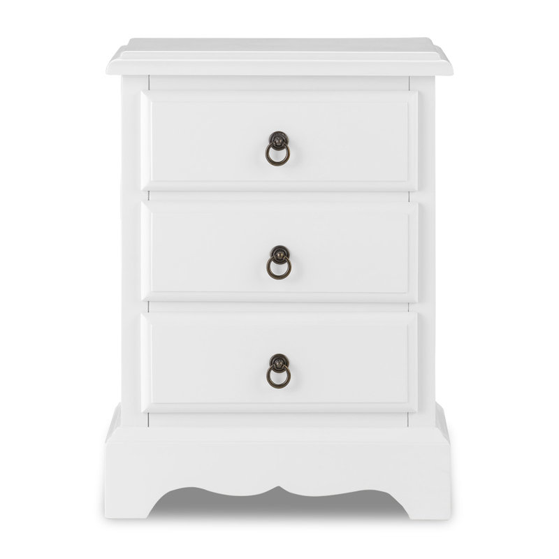Kylemore 45cm W Solid + Manufactured Wood Bedside Table