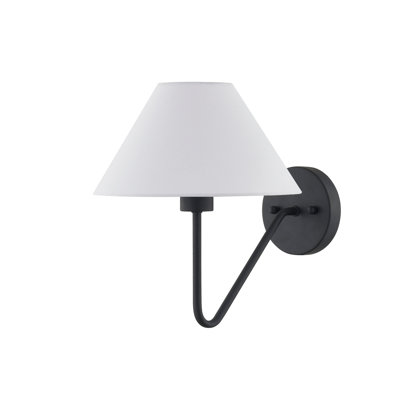 Rowan Metal Wall Sconce, Black