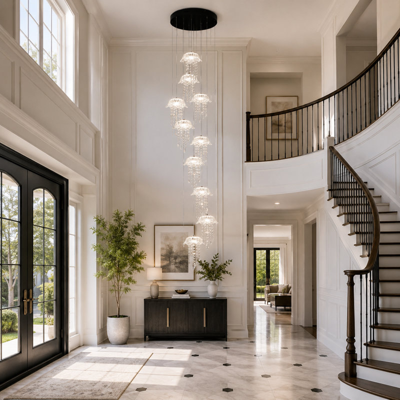 10 - Light Cluster LED Chandelier