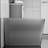 Bidet Toilet With Built - In Tank, Square Design, Remote Control, Auto Flush, Heated Seat, Wash, Matte Grey, Night Rear Feminine Grey