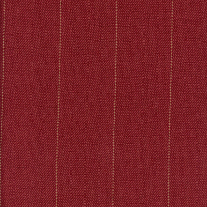 Copley Stripe 100% Cotton Fabric, Cardinal