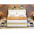 Keilianys Upholstered Low Profile Platform Bed-21119739-21119733