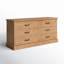 Tade 6 Drawer Dresser Honey Pine