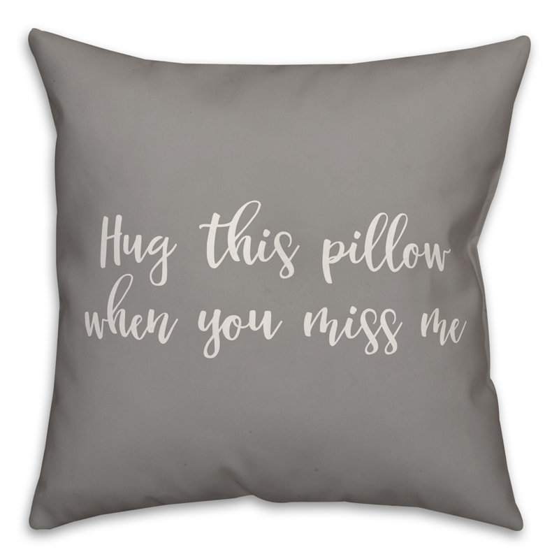  Coussin Hug, Gris, Coussin et housse de coussin