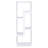 Stylish White Bookcase For Office And Living Room Storage Needs With Transitional Design Storing Bathroom Supplies