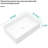 Modern White Ceramic Bathroom Sink - Rectangular Vessel, Stain , Practical Vessel Rectangular, Modern, Easy To Install,