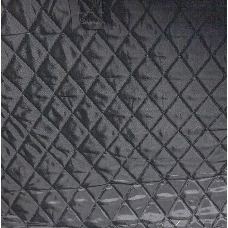 Medium Quilted Storage Bag - Black, Black
