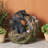 Hand Crafted Weather Resistant Floor Fountain with Light