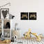 Ensemble de 2 plaques murales Vintage Game Controles & Expressions, design par Kim Allen