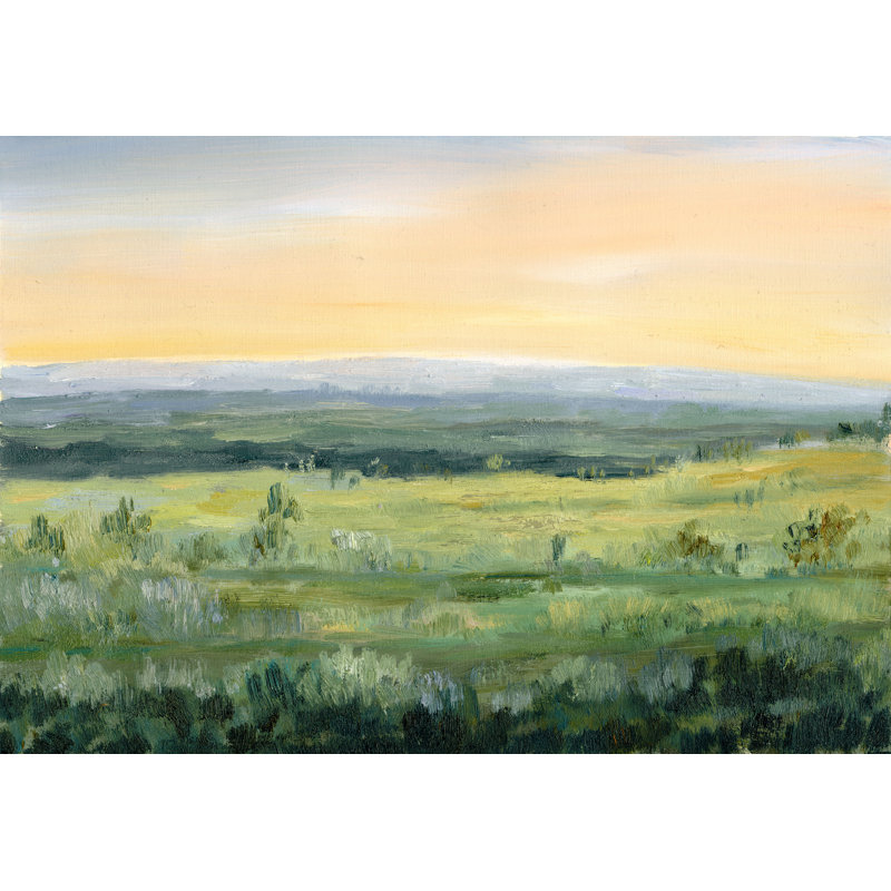 Sunset Landscape - Wrapped Canvas Art Prints, 20cm H x 30cm W
