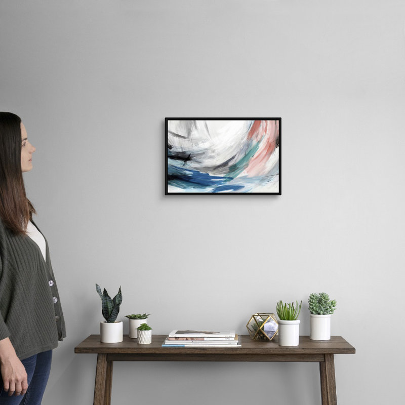 Print, Black Framed, 14" H x 20" W x 1.75" D